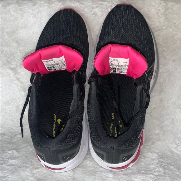 ASICS Women's Black and Pink Running Shoes - Picture 5 of 9